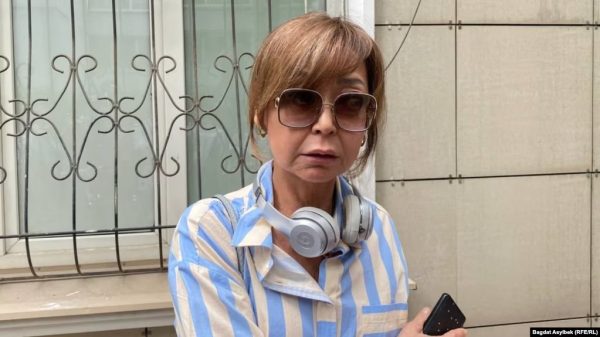 Гульнара Бажкенова на суде по ее делу. 2 июля 2026